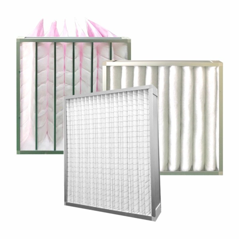 QIEXEIN Primary FFU Synthetic Fiber Filter Washable Fabric AHU Air Filter