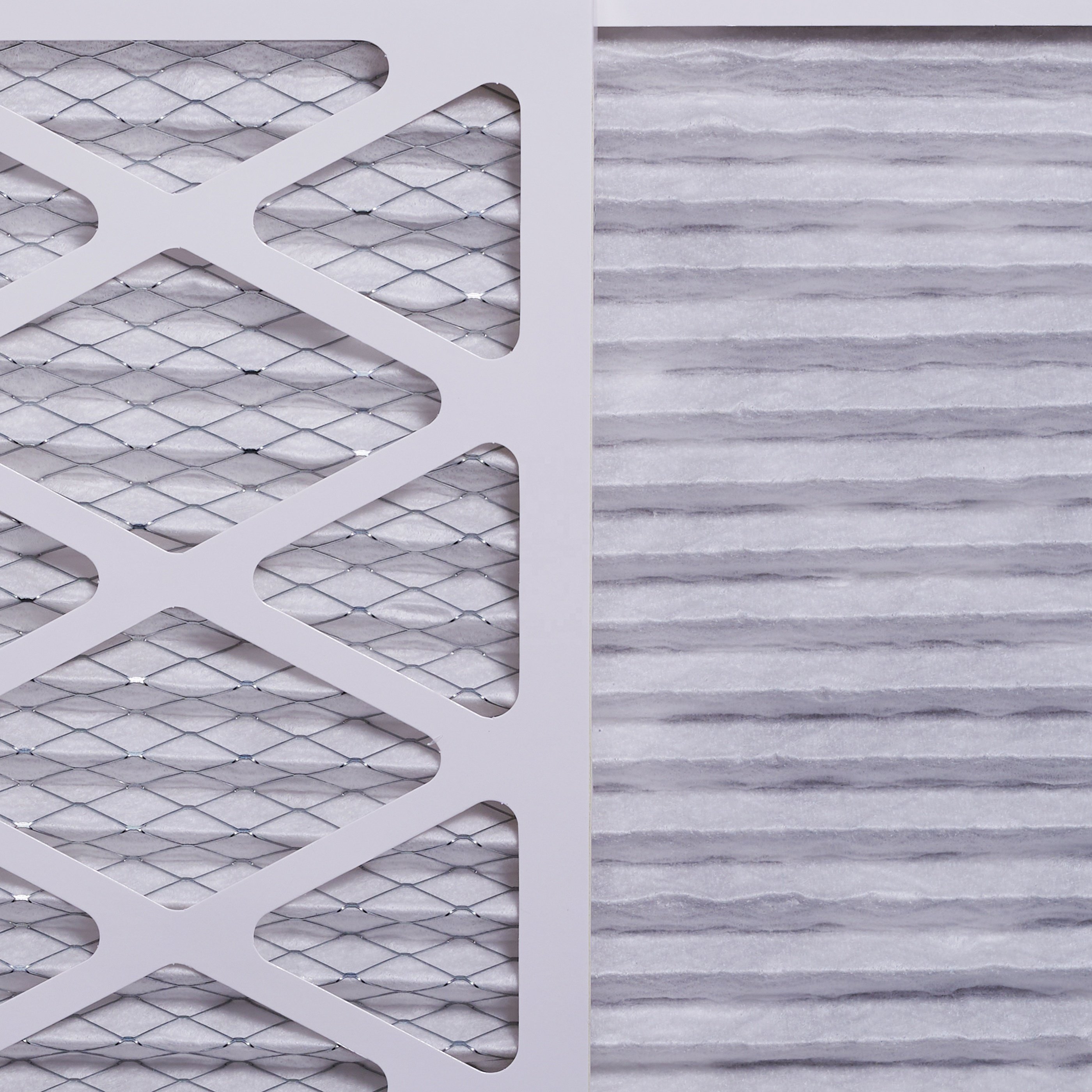 12x20x1MERV 8 11 13 14 16 F6 F7 Cardboard Frame Pleated Air Conditioner Furnace Air Filter for HVAC System