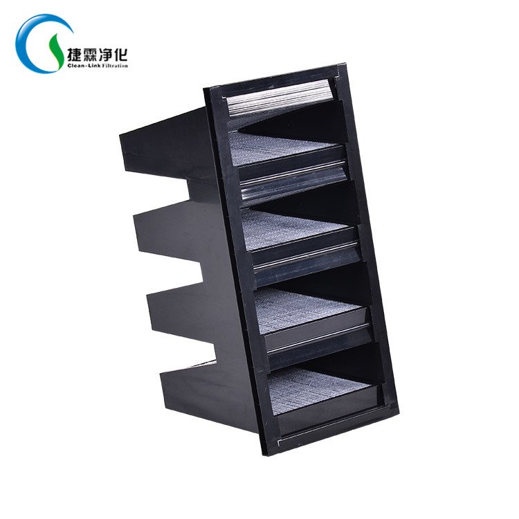 OEM ODM V-Type High Air Volume Activated Carbon Air Filter