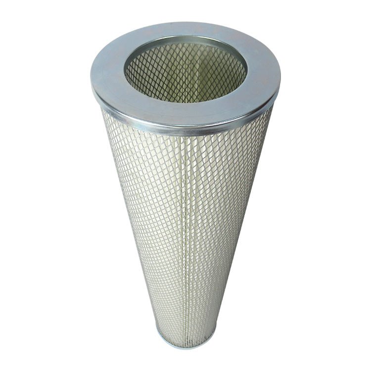 Topep Customized Conical Type Air Filter Cartridge Top147 Lower220 Height710 Polyester Cloth Dust Collector Filter