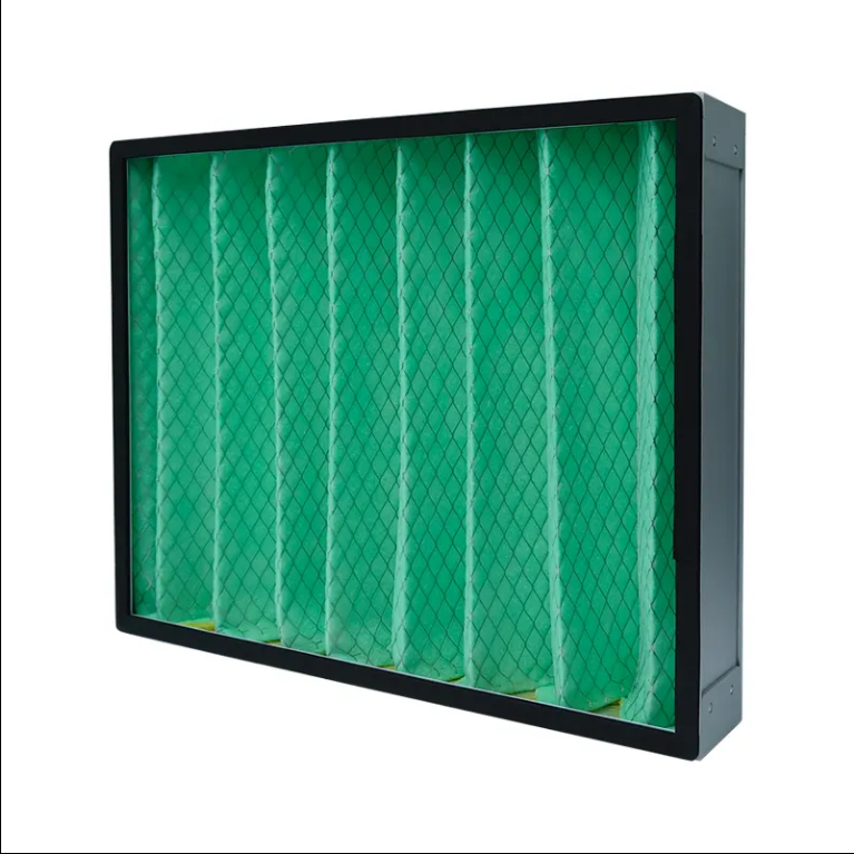 Washable Synthetic Fiber Folding Aluminum Frame Air Filter
