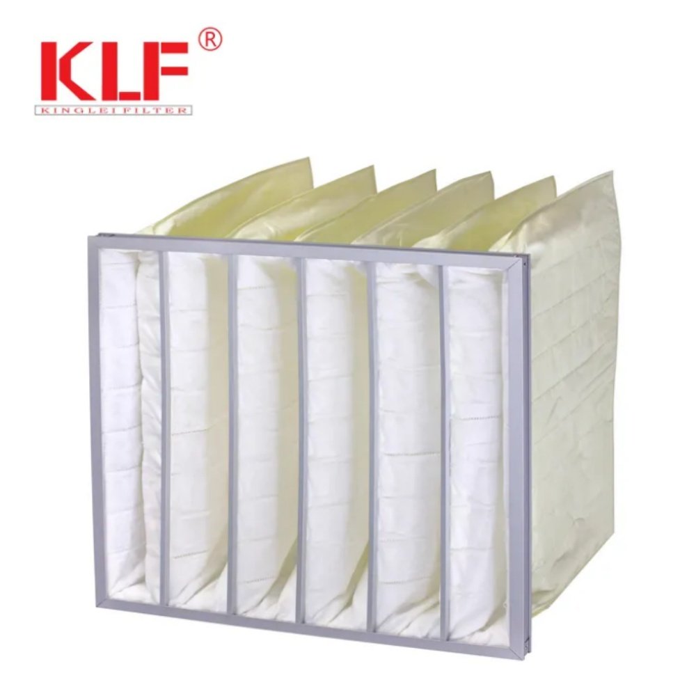 Replacement Mental Frame F5/F6/F7/F8/F9 Non-woven Fabric Pocket Air Filters for HVAC Systems