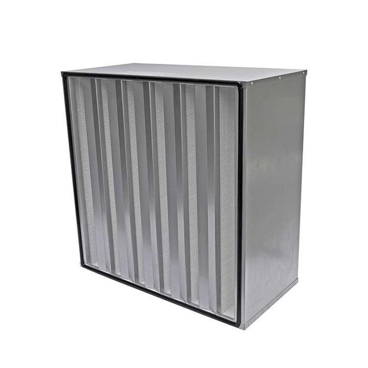HVAC System H13 HEPA Air Filter Clean Room V-bank HEPA H14 Filter