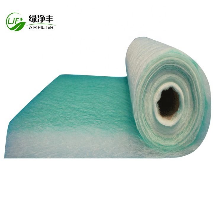 Fiberglass Spray Booth Filter Media Paint Stop Floor Filter Fiberglass Filter Cotton