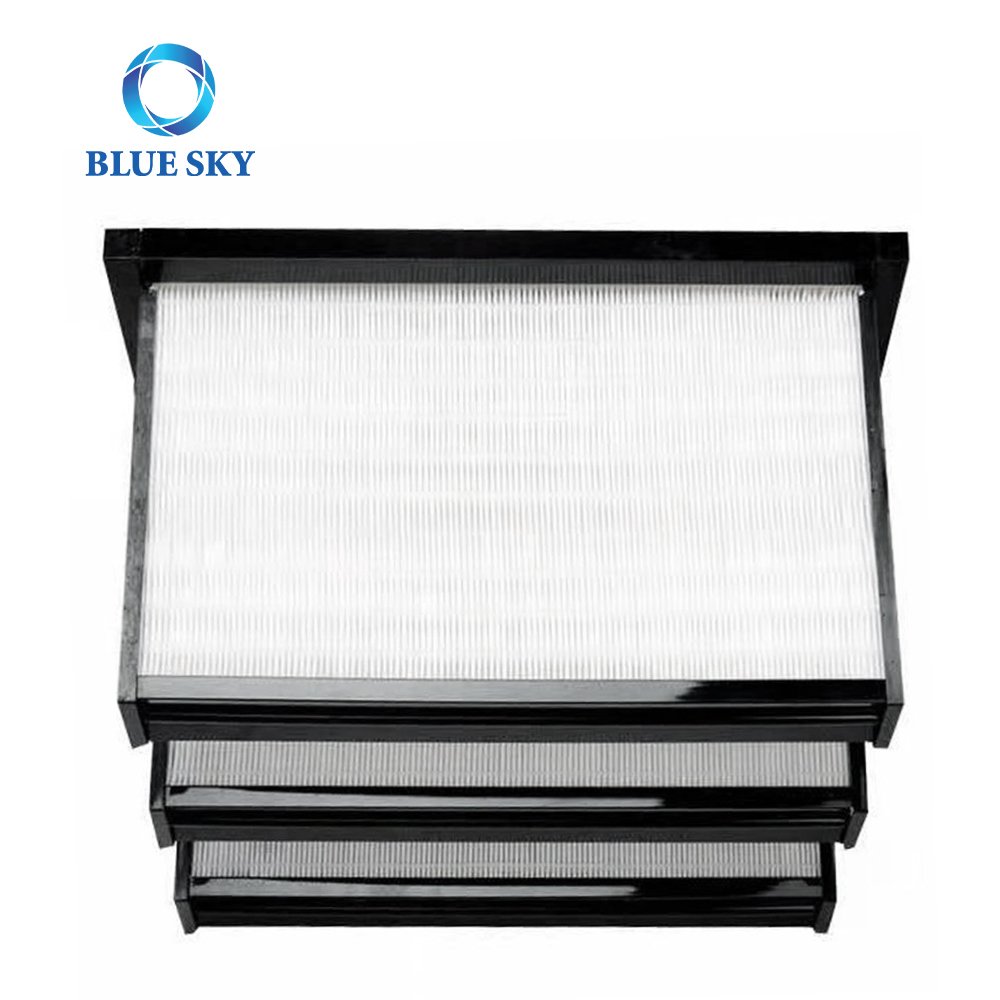 Wholesale Industrial Plastic Frame H13 H14 HEPA Filter W Type V-Bank Ventilation HVAC Air Filter