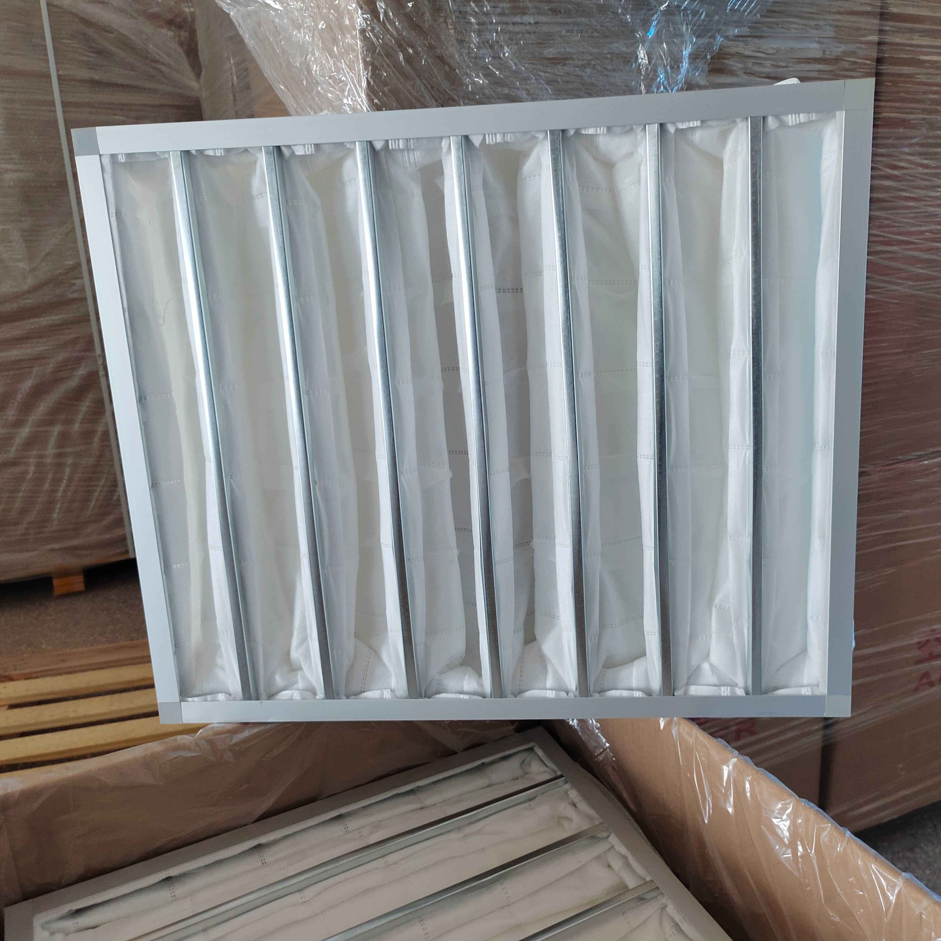 Industrial Medium Efficiency Bag Filter Synthetic Fiber Pocket Filter for Home Construction Restaurant Farm Industrial