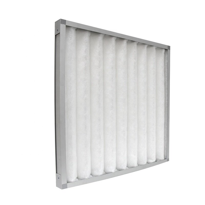 AHU F7 Panel Air Washable Filter Pleated Aluminum Frame 3 Stage Pre-Filter Efficiency Dust Filter Home Hotels Use New
