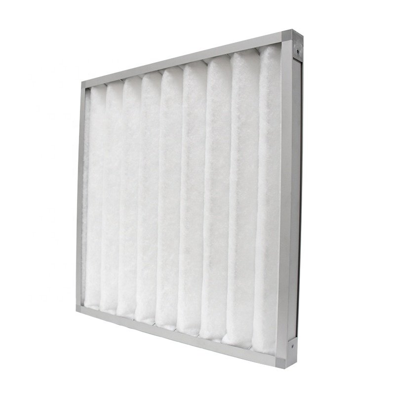 AHU F7 Panel Air Washable Filter Pleated Aluminum Frame 3 Stage Pre-Filter Efficiency Dust Filter Home Hotels Use New