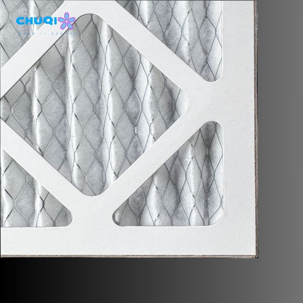 High-Efficiency Paper Frame HVAC Filter for Home Air Purification Durable and Reliable
