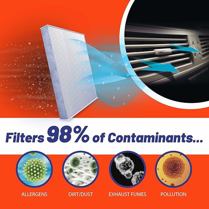 HAINTE Cabin Air Filter Replacement for CF10285 Car Passenger Compartment With Activated Carbon CF10285 for Toyota Vehicles