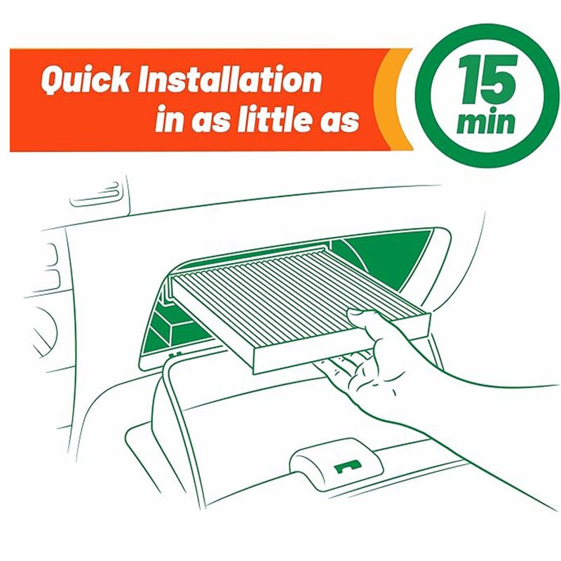 HAINTE Cabin Air Filter Replacement for CF10285 Car Passenger Compartment With Activated Carbon CF10285 for Toyota Vehicles