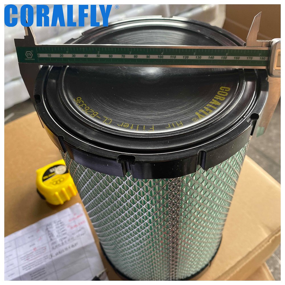 Coralfly Excavator Filtro De Aire Air Filter RE587794 M131802 AL172781 AL150285 for Filtros John Deere Parts