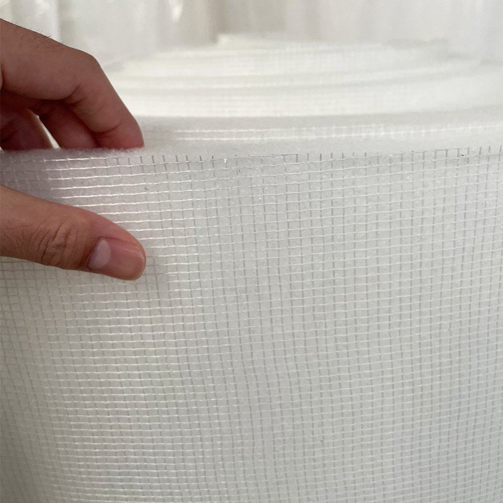 0.3um Micron H13 H14 HEPA F5 Paint Booth Filter Roll Full Adhesive EU5 Merv 9 Ceiling Filter Cotton Air Filter Material