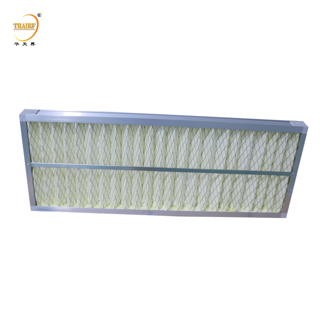 Industrial New Pleated Panel Aluminum Mesh Air Filter Synthetic Fiber Dust Hepa Filter for Laminar Flow Hood