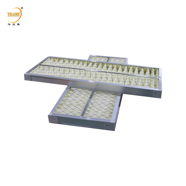 Industrial New Pleated Panel Aluminum Mesh Air Filter Synthetic Fiber Dust Hepa Filter for Laminar Flow Hood