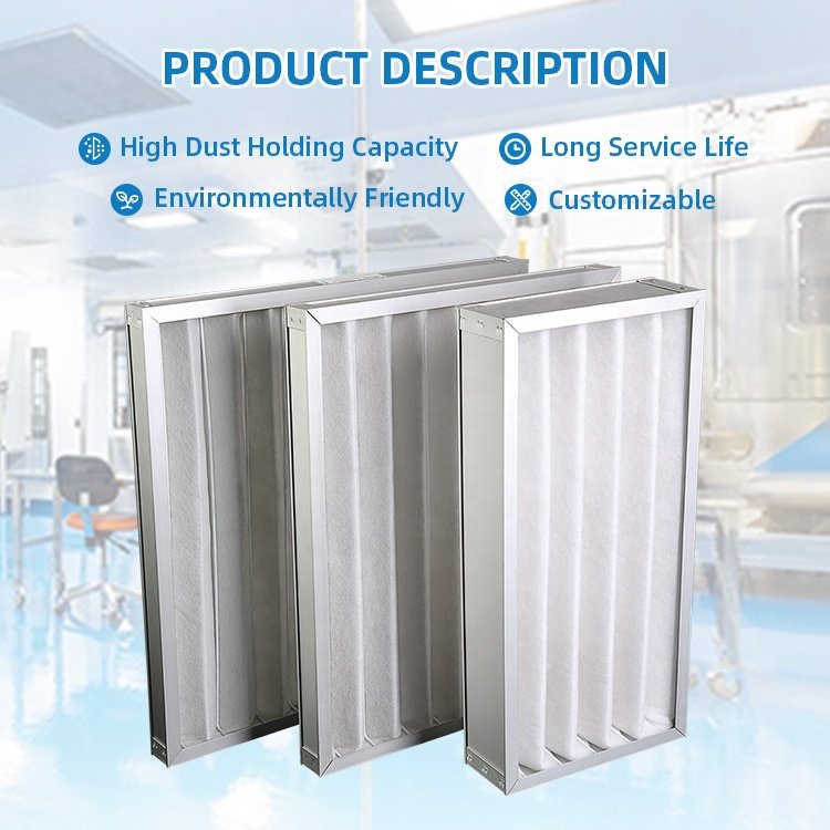Washable Panel Air Filter Dust Filter Material Roll G3 G4 Hvac Ahu-pre-filter