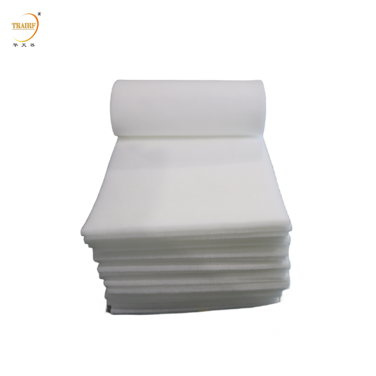 New Polyester Fiber Roll Filtration Pre Air Filter G3 G4 Dust Filter Air Cotton Material Primary Media for Industrial