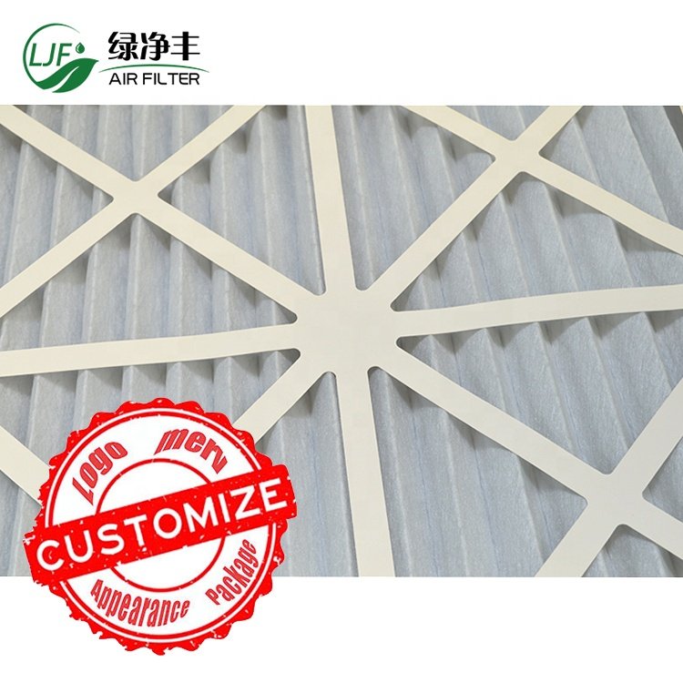 Customized Pleated HVAC air Filter for AC Furnace Filter Replacement for air Conditioner Filtration