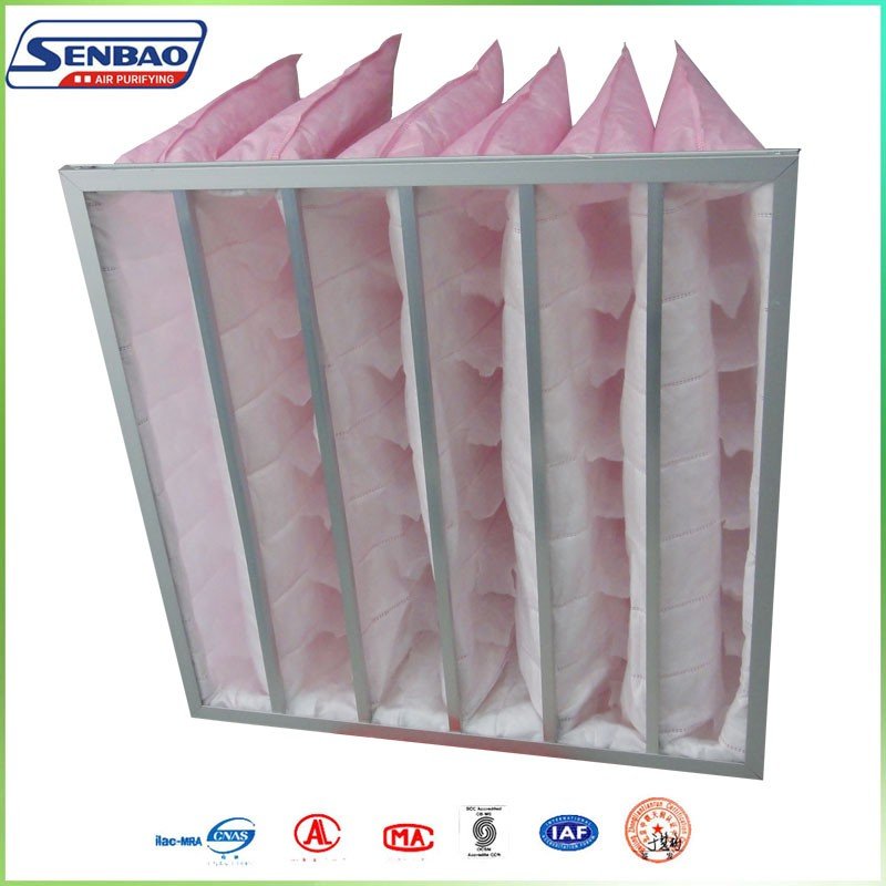 Air Filter Medium Efficiency Pocket Filter