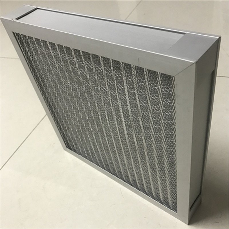 Factory Air Filters Aluminum Alloy Waved Multi Layers Pleated Metal Mesh for HVAC Air Filter Anti-mosquito