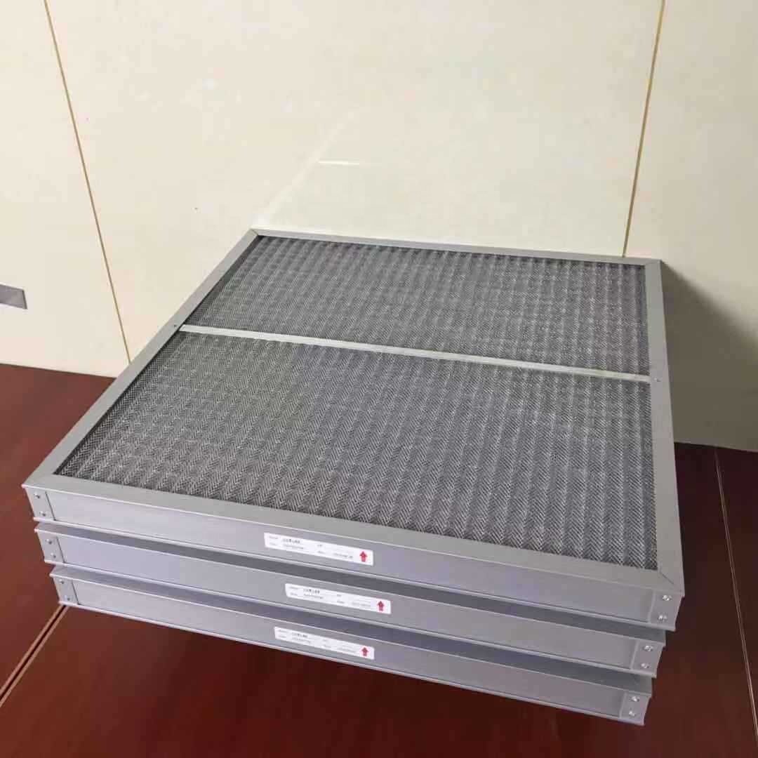 Factory Air Filters Aluminum Alloy Waved Multi Layers Pleated Metal Mesh for HVAC Air Filter Anti-mosquito