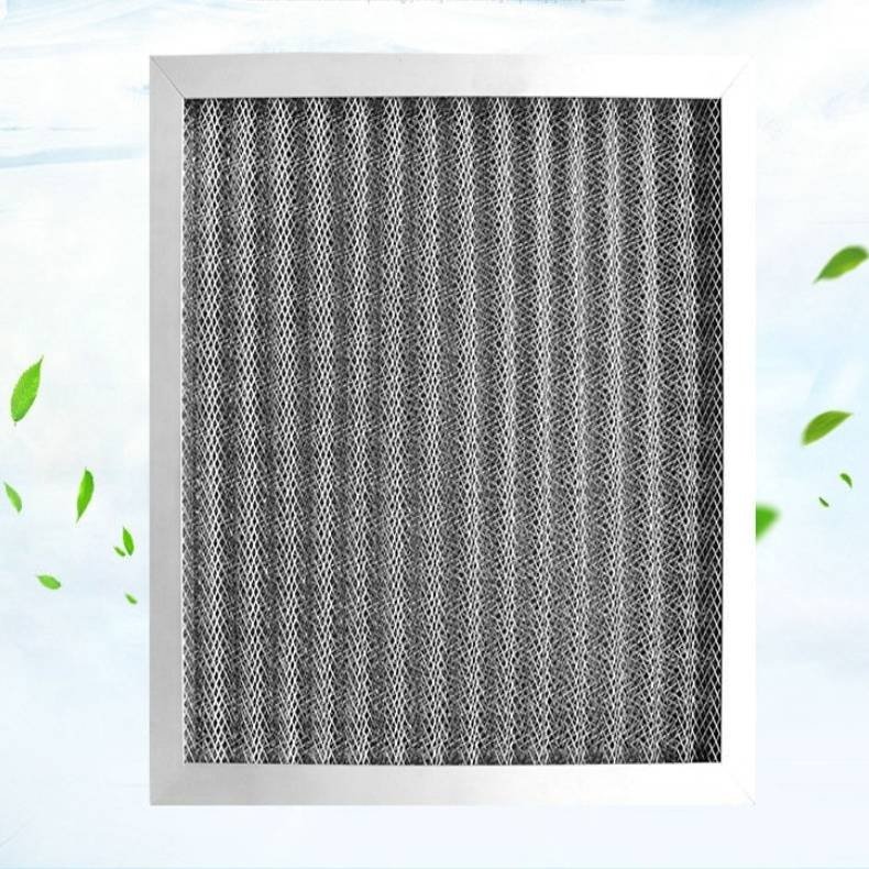 Factory Air Filters Aluminum Alloy Waved Multi Layers Pleated Metal Mesh for HVAC Air Filter Anti-mosquito