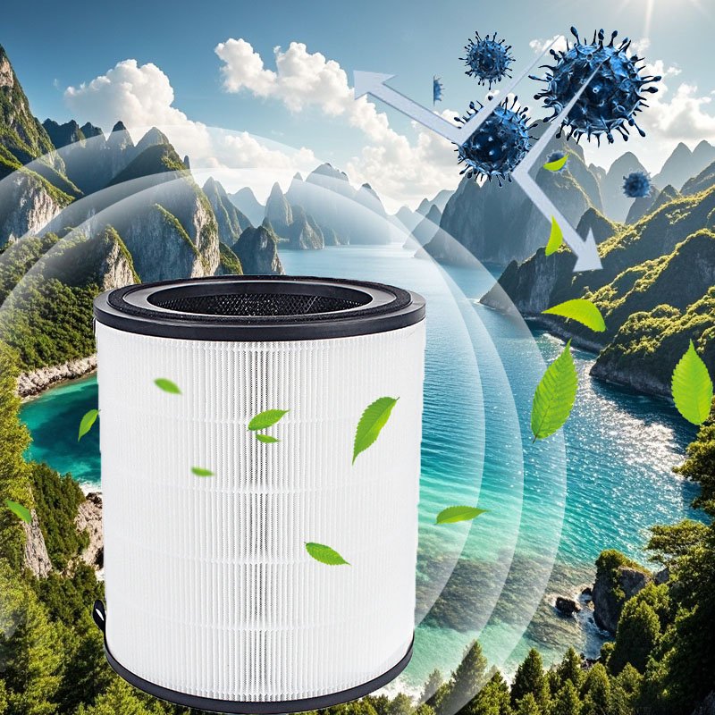 Replacement Filter Compatible with LEVOIT LV-H133, NXBHG Grade True Activated Carbon Filter, Part Number: LV-H133-RF
