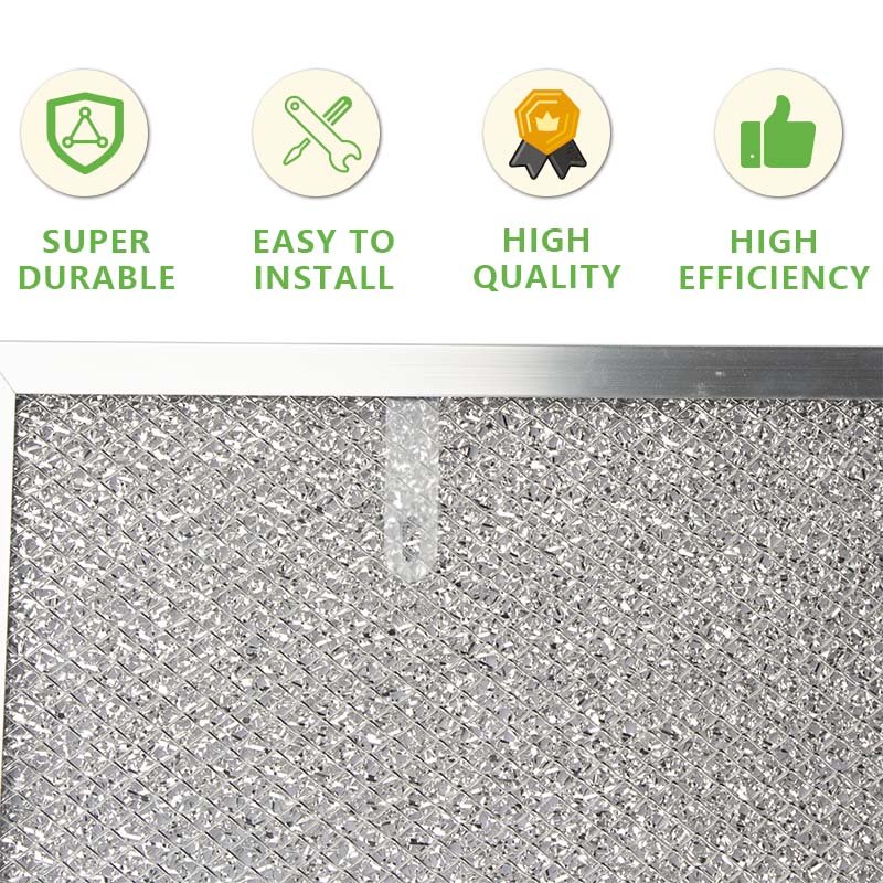 American Kitchen Range Hood Filter Pad Wire Mesh Grease Aluminum Foil Exhaust Filter for Cooker Hood