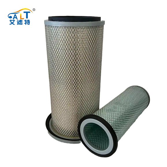 Applicable to Komatsu PC60-5 PC60-6 Excavator air Filter Main Core 600-181-6050P Inner Core 600-181-6050S