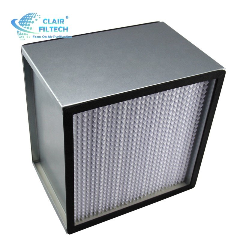 Industria U15 Hepa Air Filter U17 Mini-Pleat Ulpa Filter for Home Use Restaurants Hotels Manufacturing Plants New Boxed