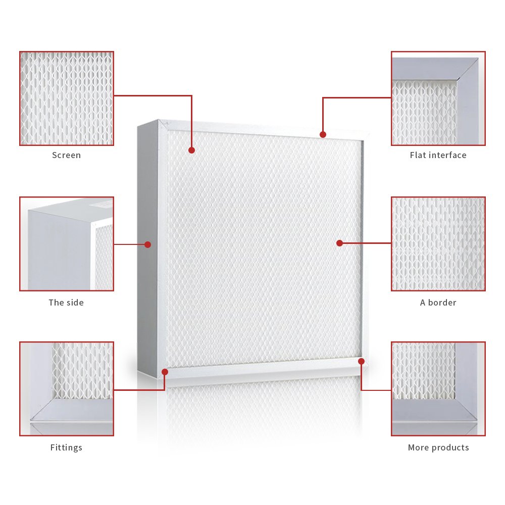 Hot Selling High-efficiency Box Separator HEPA air Filter With Partition