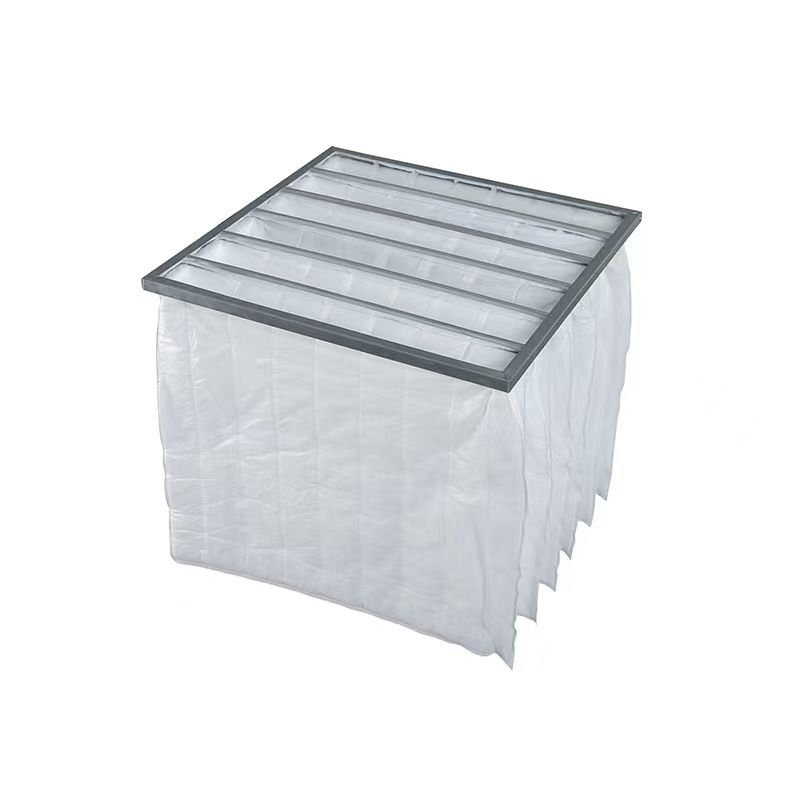 F5 F6 F7 F8 F9 Pocket Filters Synthetic Fiber Bag air Filter with Aluminum Frame