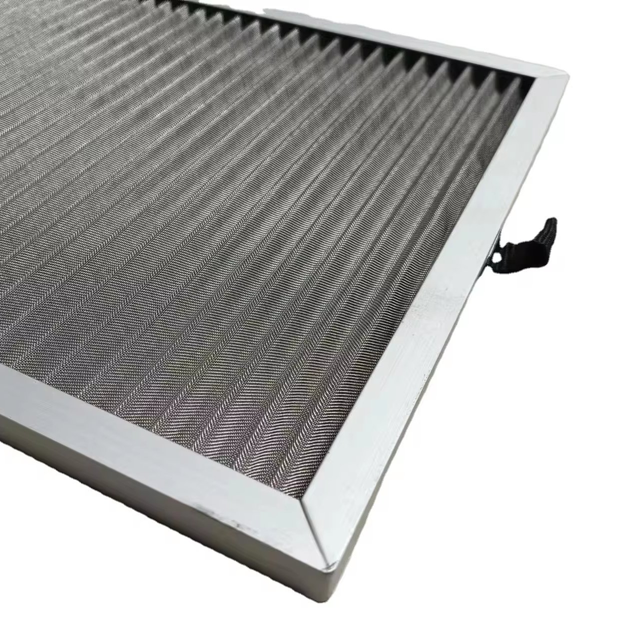 Corrugated Aluminum and Stainless Steel Metal Frame Air Filter Washable Primary Filter