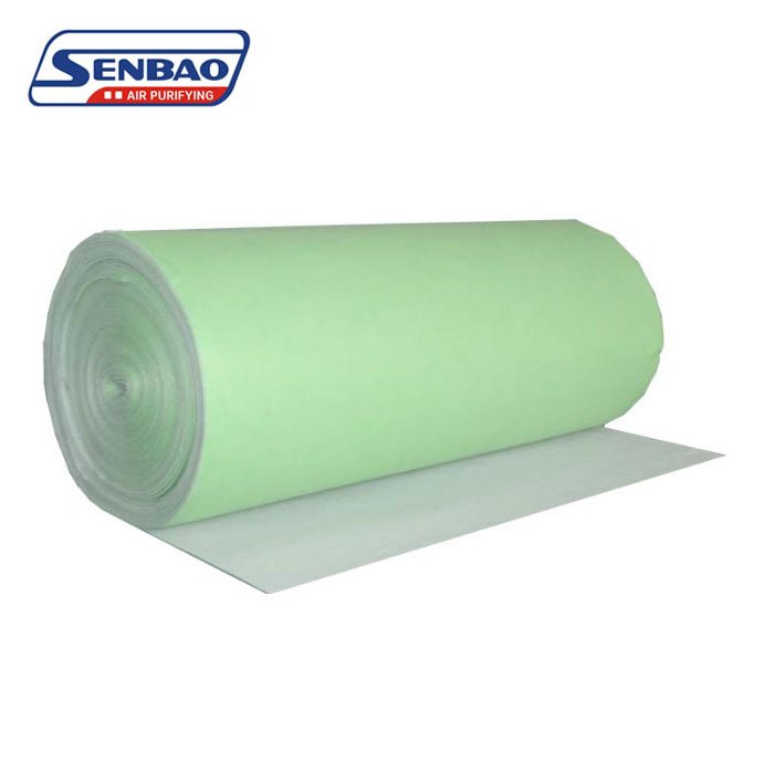 Disposable Synthetic Polyester Filter Fabrics White/Green/Blue Filter Material Rolls