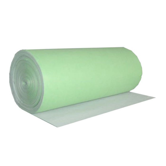Disposable Synthetic Polyester Filter Fabrics White/Green/Blue Filter Material Rolls