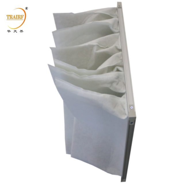 Industrial Air Filter F5 Synthetic Fiber Media Pocket HVAC Air Pre Filter for Home Air Conditioning