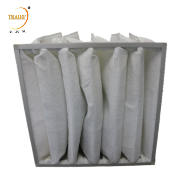 Industrial Air Filter F5 Synthetic Fiber Media Pocket HVAC Air Pre Filter for Home Air Conditioning