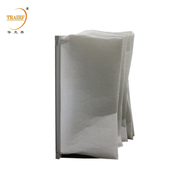 Industrial Air Filter F5 Synthetic Fiber Media Pocket HVAC Air Pre Filter for Home Air Conditioning