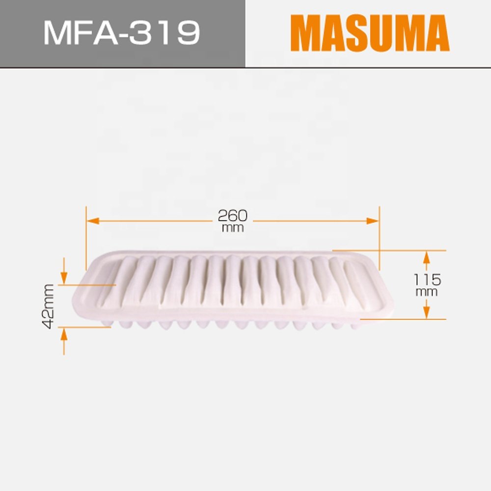 MFA-319 MASUMA Universal Air Filter 17801-0J020 17801-23030 4560116760183 for DAIHATSU