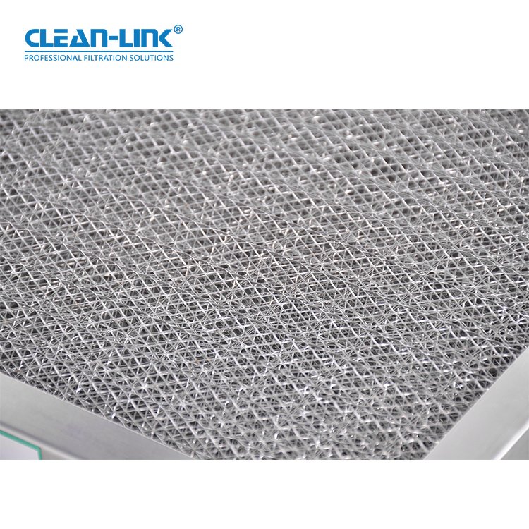 Long Life Service Washable Pre Filter Aluminum Mesh Pleated Panel Oil Mist air Filter