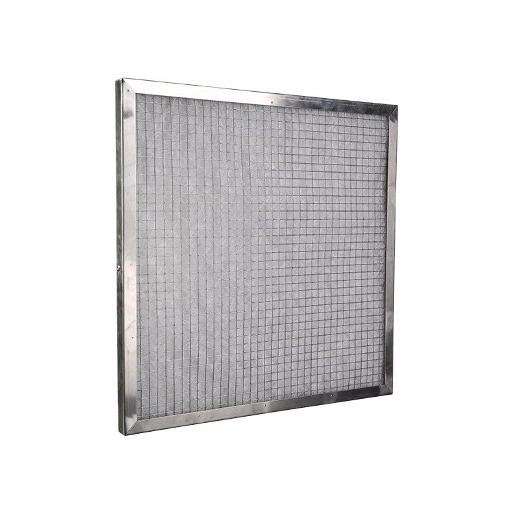 Long Life Service Washable Pre Filter Aluminum Mesh Pleated Panel Oil Mist air Filter