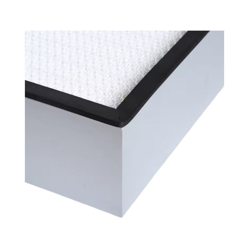 Mini Pleats H13/H13/H15 HEPA/ULPA Plate Filters Hospital Cleanroom Plate Filter Structure H14 Efficiency Manufacturing