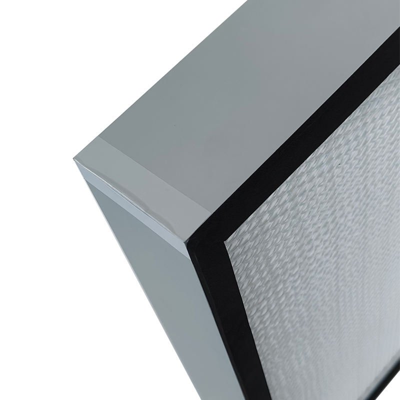 Mini Pleats H13/H13/H15 HEPA/ULPA Plate Filters Hospital Cleanroom Plate Filter Structure H14 Efficiency Manufacturing