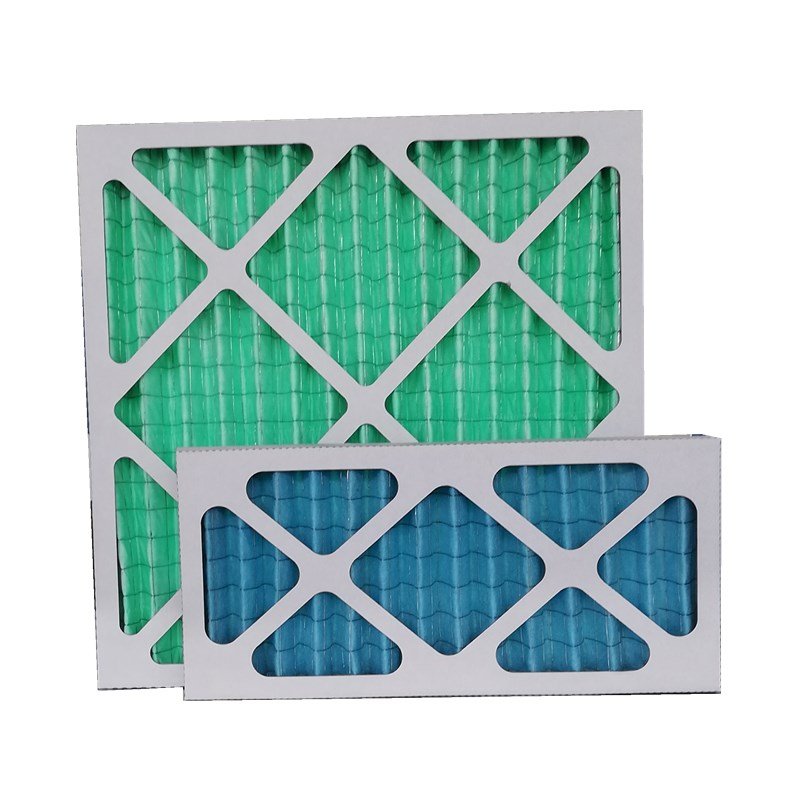 16x16x1 Pleated Cardboard HVAC Air Filter Panel Ac Furnace Pre-Filter for Ventilation New Condition for Home Hotels Restaurants