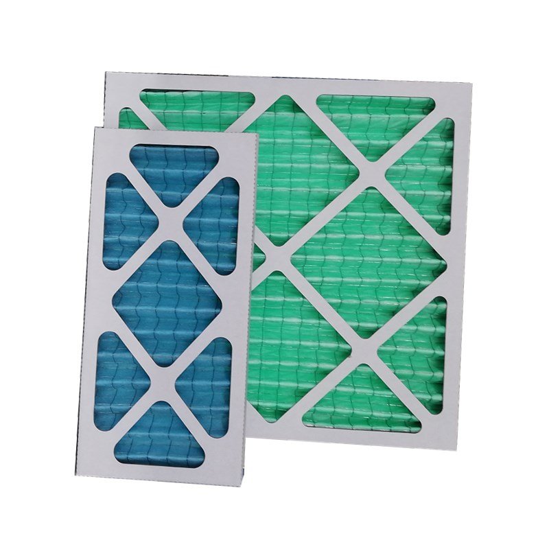 16x16x1 Pleated Cardboard HVAC Air Filter Panel Ac Furnace Pre-Filter for Ventilation New Condition for Home Hotels Restaurants