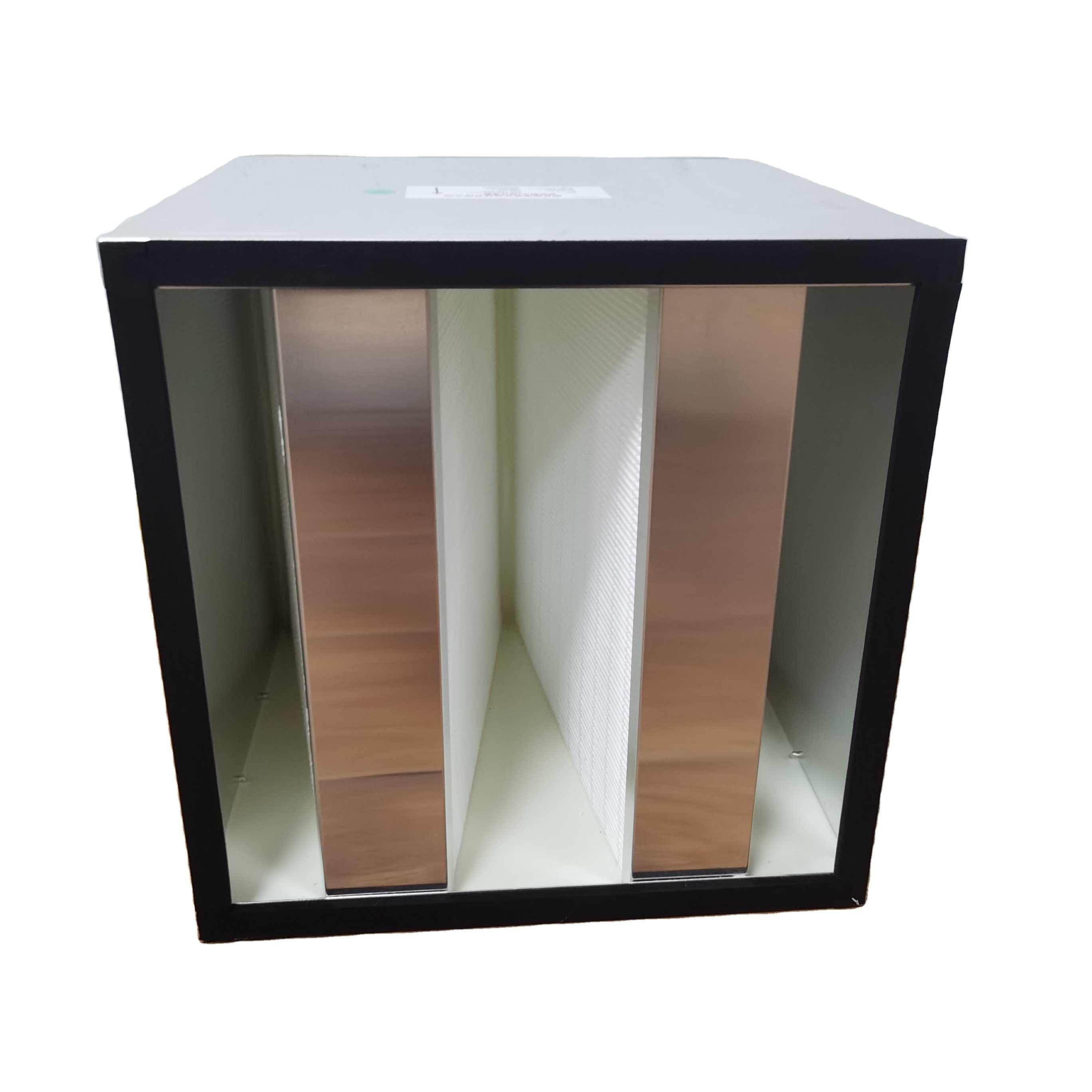 High Efficiency Box Type V Bank Air Filter for HVAC System High Quality Fiberglass Material for Air Purification