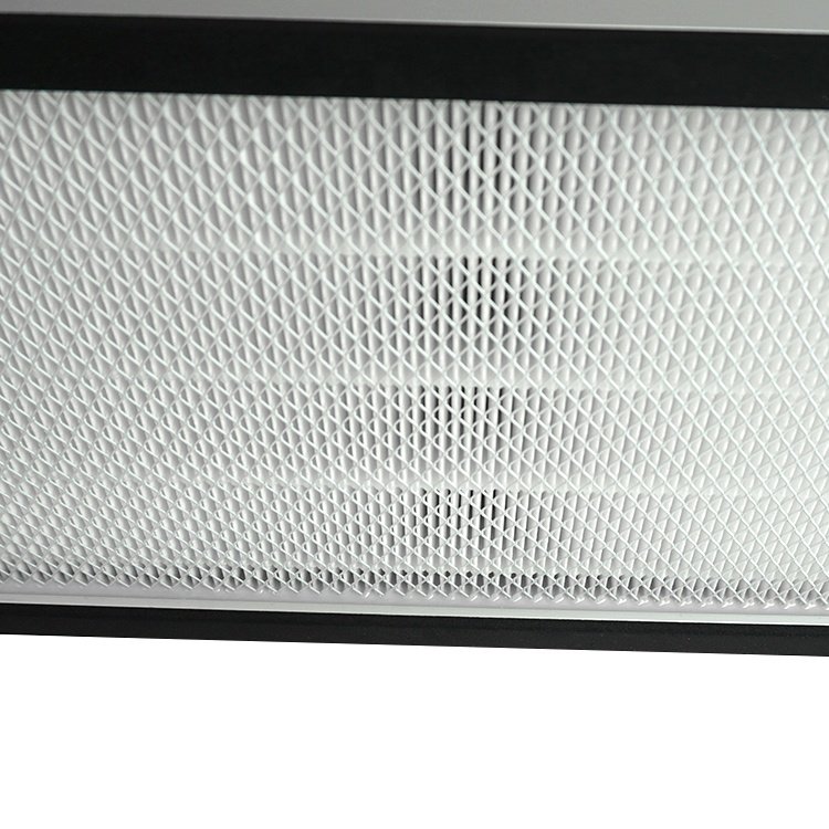 Customize ODM OEM Mini Pleated 99.999 Hepa Air Filter Metal Frame for HVAC Air Purification System