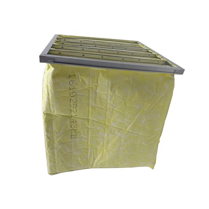 Customized Industrial Medium Air Filter 8 Pocket G2 G4 M5 M6 F7 F8 F9 Bag Filter
