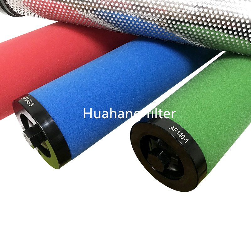 High Efficiency Compressed Precision air Filter Cartridge Compressed Line Air Filter Element AF140-1 AF140-3 AF140-5 AF140-7