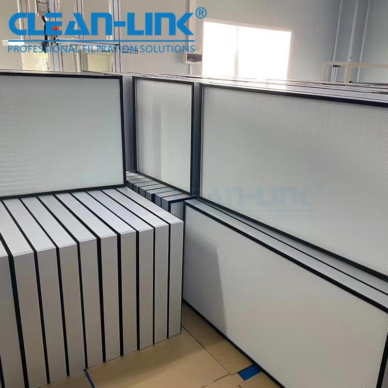 Cleanroom air Filter 24 X 48 Portable with Aluminum or Galvanized Frame Ffu H13 Hepa Filter H14